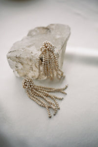 Pearl Tassel Earrings