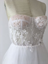 Load image into Gallery viewer, Chloe (pearl draped bustier)
